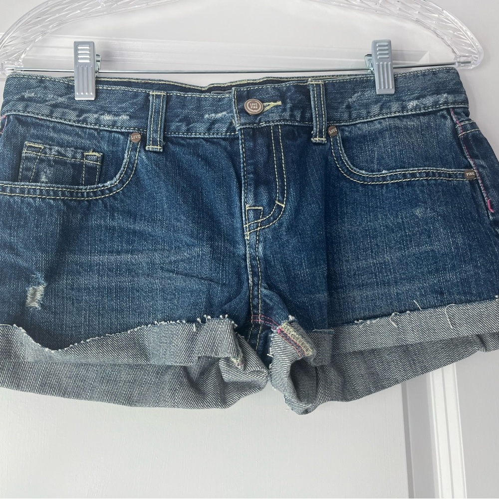 Pink Jean Shorts